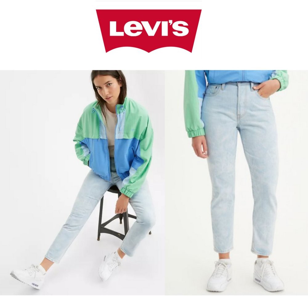 Levi's Tip of the Iceberg High Rise Bleached Jean